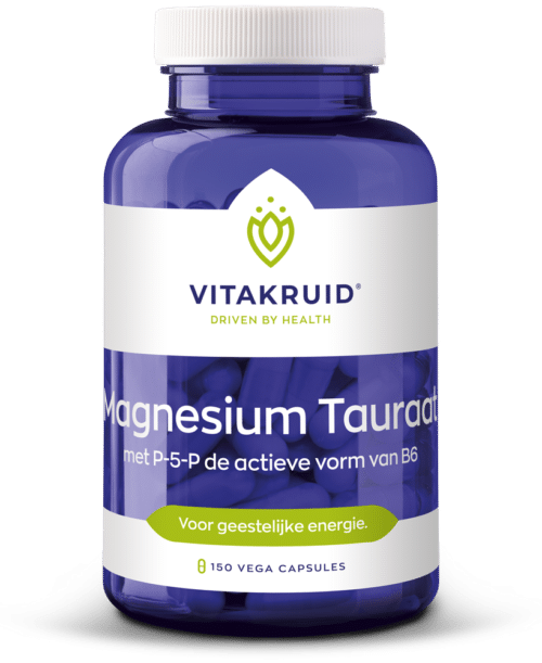 Magnesium tauraat met P-5-P 150 vegi-capsules Vitakruid