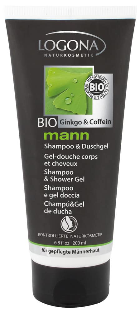 Mann shampoo & douchegel 200 ml Logona