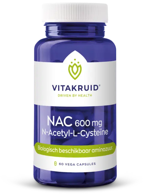 NAC 600 mg N-Acetyl-L-Cysteine 60 vegi-capsules Vitakruid