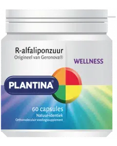 R-Alfaliponzuur natuurlijk 120 capsules Plantina