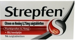 Strepfen citroen & honing 16 zuigtabletten