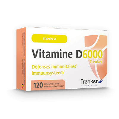 Vitamine D6000 120 tabletten Trenker