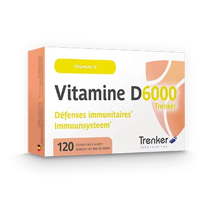 Vitamine D6000 120 tabletten Trenker