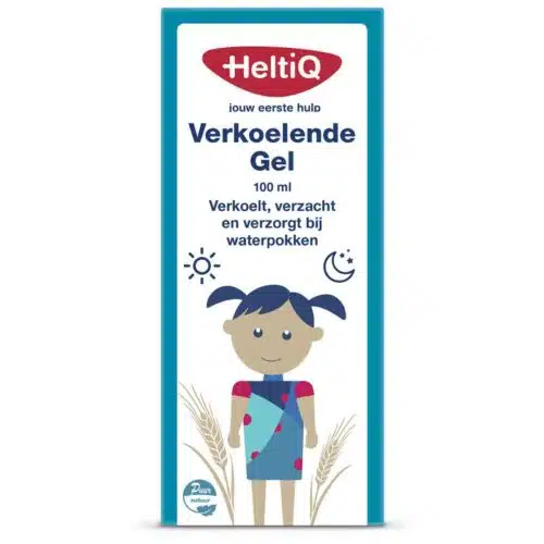 Waterpokken verkoelende gel 100ml Heltiq