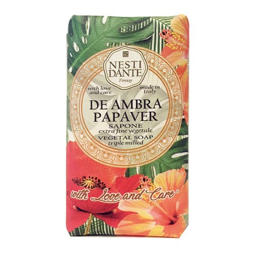 Zeep With Love De Ambra Papaver 250 gram Nesti Dante