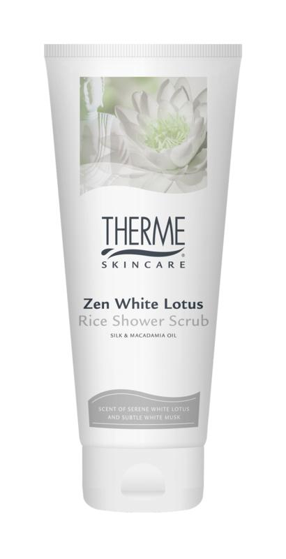 Zen white lotus scrub rice 200 ml Therme
