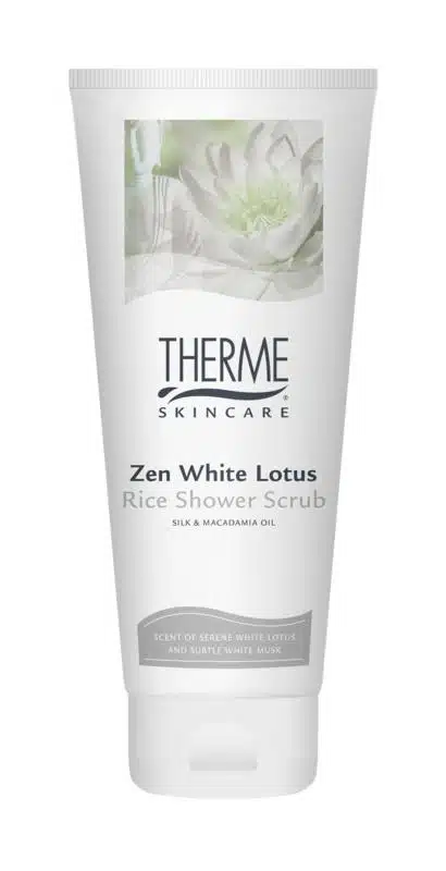 Zen white lotus scrub rice 200 ml Therme