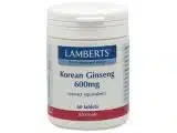 Ginseng Koreaans 1200 mg 60 tabletten Lamberts