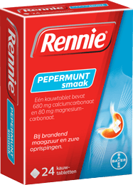 Rennie Pepermunt 96 kauwtabletten