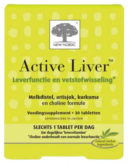 Active liver 30 tabletten New Nordic