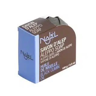 Aleppo zeep nigella olie zwarte komijn 100 gram Najel