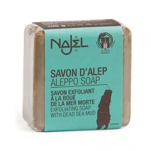 Aleppo zeep scrub dode zee klei 100 gram Najel