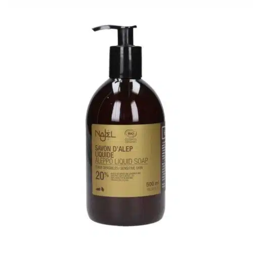 Aleppo zeep vloeibaar pompflacon bio 500 ml Najel