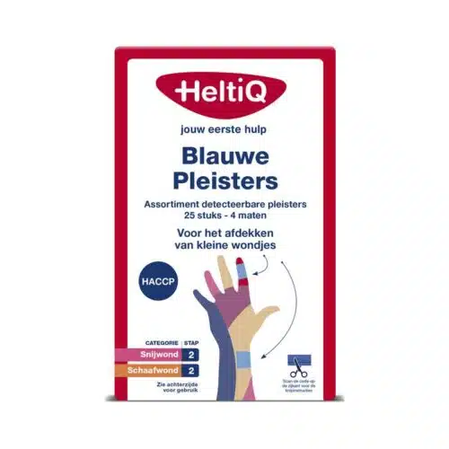 Detecteerbare pleisters blauw 25st Heltiq