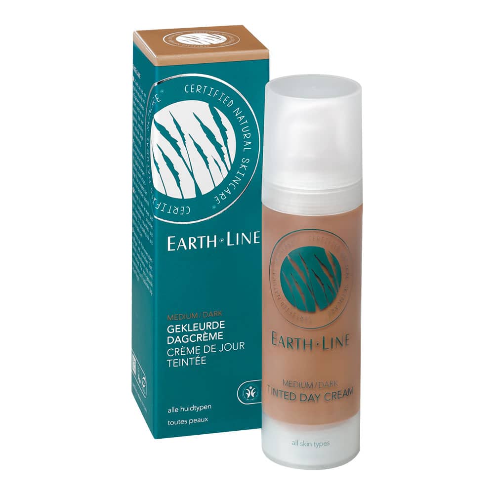 Gekleurde dagcreme medium/dark 35 ml Earth-Line