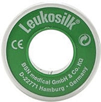 Leukosilk 1,25 cm x 5 meter ref.1021 ringspoel