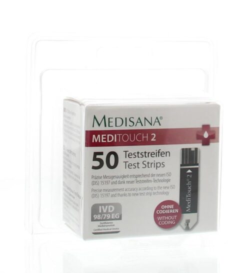 Meditouch 2 teststrips 50 stuks Medisana