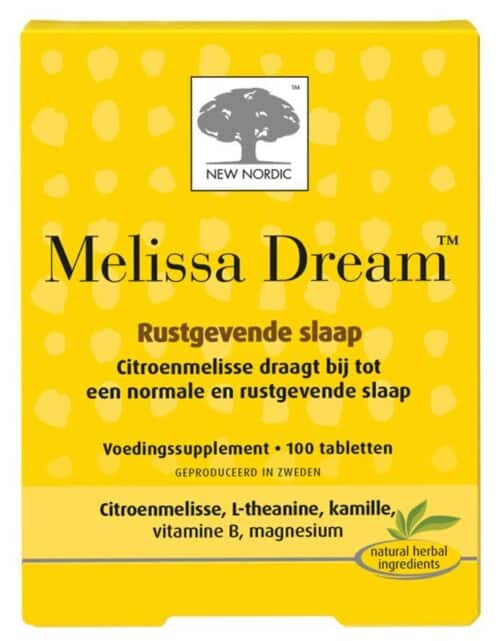 Melissa dream 100 tabletten New Nordic