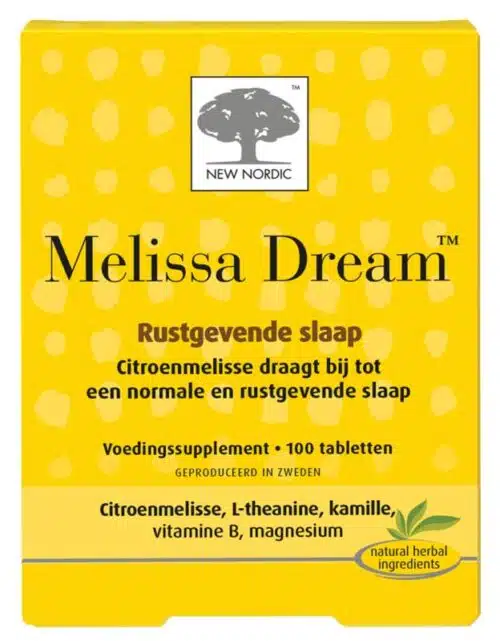 Melissa dream 100 tabletten New Nordic