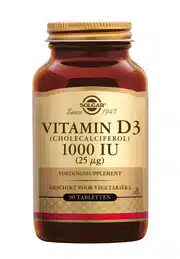 Vitamin D-3 1000 IU 90 tabletten Solgar