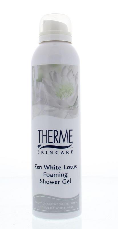 Zen white lotus foam shower 200 ml Therme