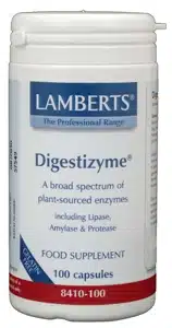 Digestizyme spijsverteringsenzymen 100 vegicapsules Lamberts