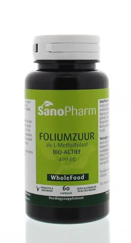 Foliumzuur 400 mcg 60 capsules Sanopharm