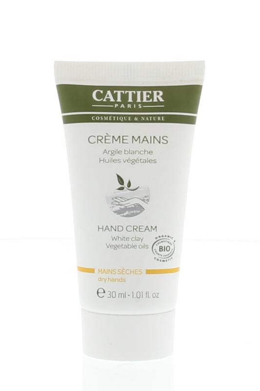 Handcreme witte klei mini 30 ml Cattier