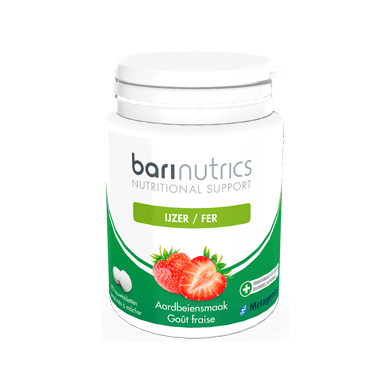 IJzer aardbei 90 tabletten Barinutrics