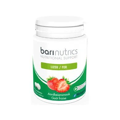 IJzer aardbei 90 tabletten Barinutrics
