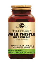Milk Thistle Herb Extract 60 plantaardige capsules Solgar