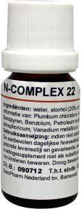 N Complex 22 plumbum metallicum 10 ml Nosoden