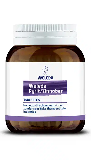 Pyrit zinnober 50 g 200 tabletten Weleda
