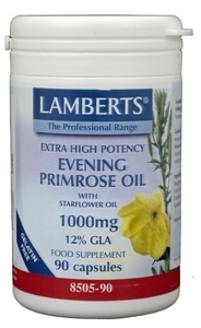 Teunisbloem met borageolie 1000 mg 90 capsules Lamberts