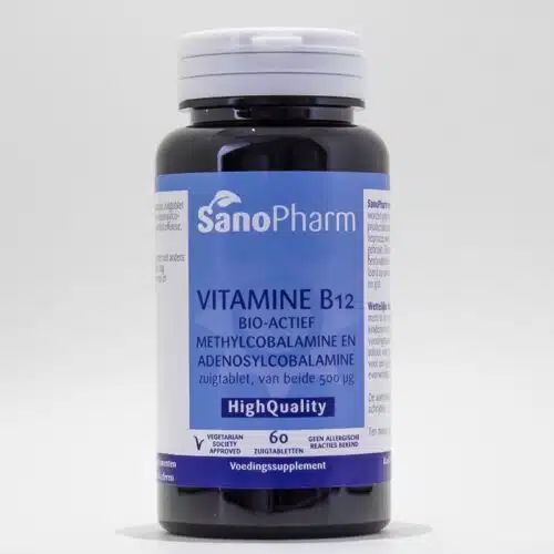 Vitamine B12 methyl adenosylcobalamine 500mcg 60 zuigtabletten Sanopharm