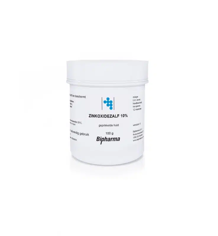 Zinkoxidezelf 10% 100 gram Bipharma