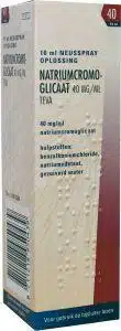Cromoglicaat spray 40 mg 10 ml Teva