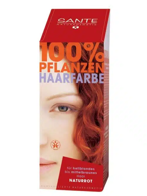 Haarverf natuurlijk rood BDIH 100 gram Sante