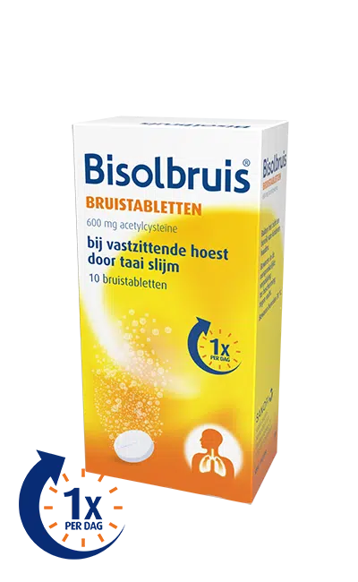 Bisolbruis 600 mg 10 bruistabletten Bisolvon