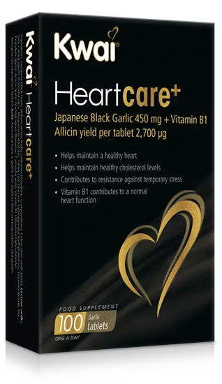 Heartcare zwarte knoflook forte 100 tabletten Kwai