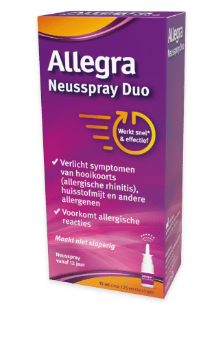 Neusspray duo hooikoorts 15ml Allegra