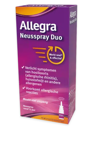 Neusspray duo hooikoorts 15ml Allegra