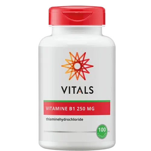 Vitamine B1 thiamine 250 mg 100 capsules Vitals