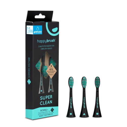 Opzetborstels Super Clean 3 stuks HappyBrush