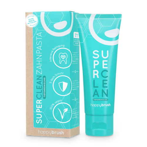 Super clean tandpasta 75ml HappyBrush