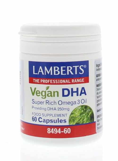 Vegan DHA 250 mg 60 capsulles Lamberts