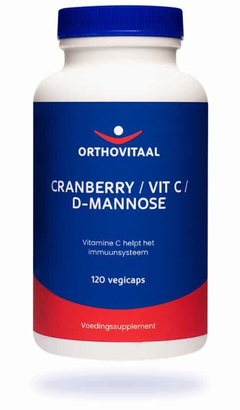 Cranberry + d-mannose 120 v-capsules Orthovitaal
