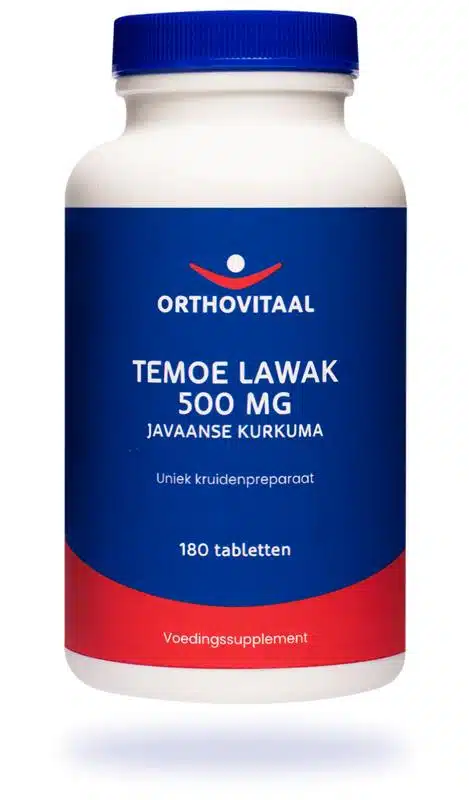 Temoe lawak 500 mg 180 tabletten Orthovitaal