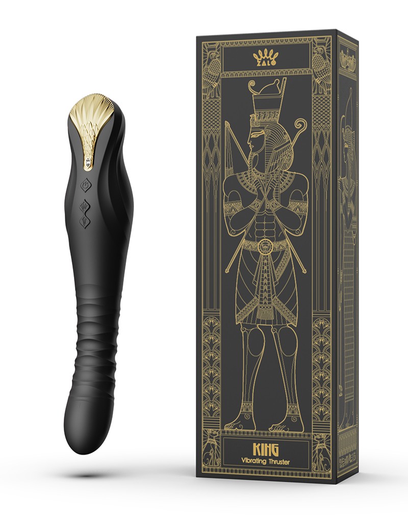 ZALO - King black thrusting vibrator