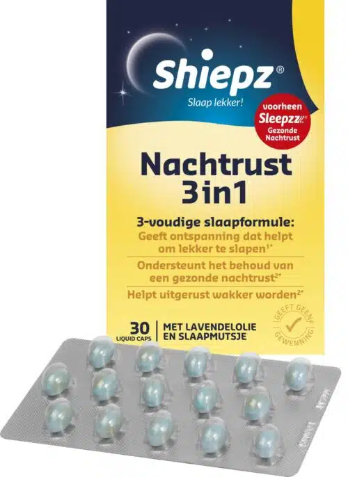 Nachtrust 3 in 1 (Gezonde nachtrust) 30 tabletten Sleepzz